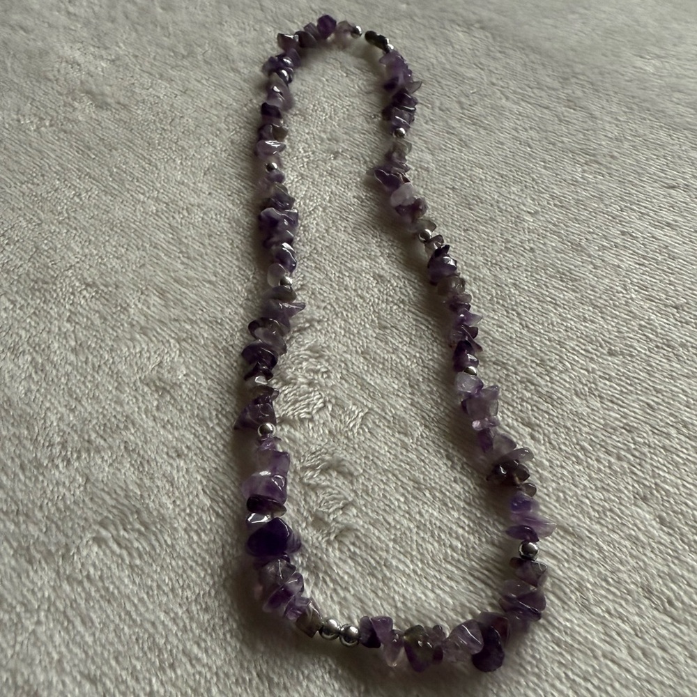 Amethyst Chip Necklace
